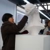 Hai Meng déploie la sculpture